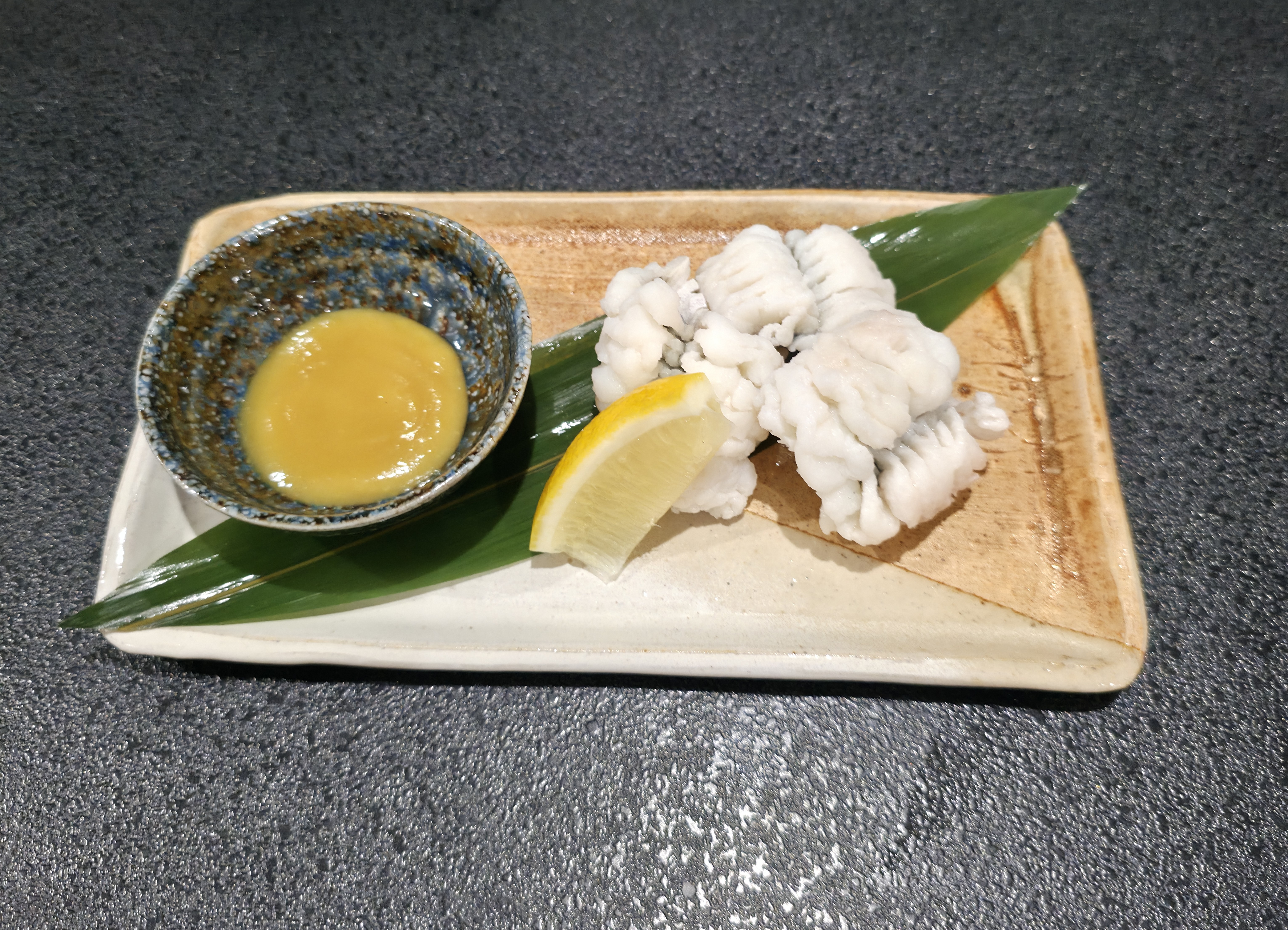 ハモ湯引き 酢味噌